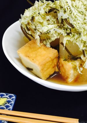 冬瓜と厚揚げの塩昆布煮❤️-レシピのメイン写真