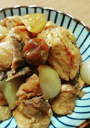 梅酢で鶏のさっぱり煮-レシピのメイン写真
