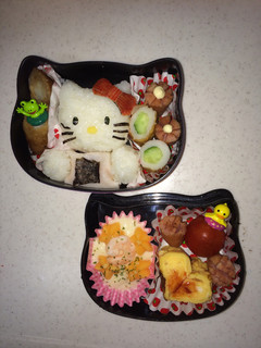 キティちゃん簡単キャラ弁-レシピのメイン写真