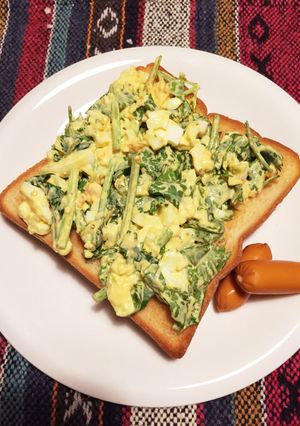 パクチーたっぷりタマゴサンド-レシピのメイン写真