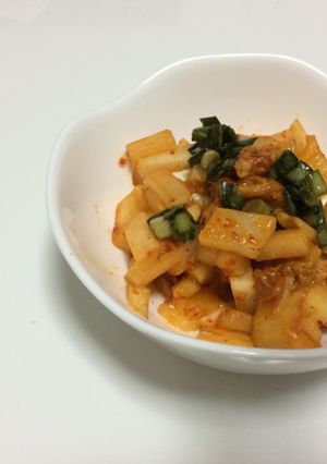 大根とキムチの炒め物-レシピのメイン写真