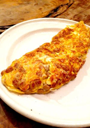 甥っ子大好き☆納豆オムレツ-レシピのメイン写真