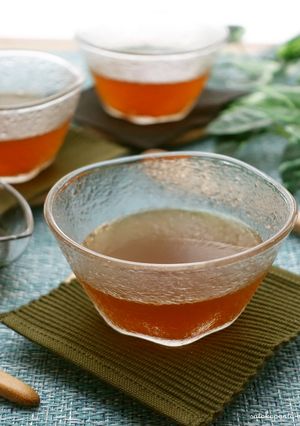 つるるん♪ほうじ茶ゼリー♪ダイエットに♪-レシピのメイン写真