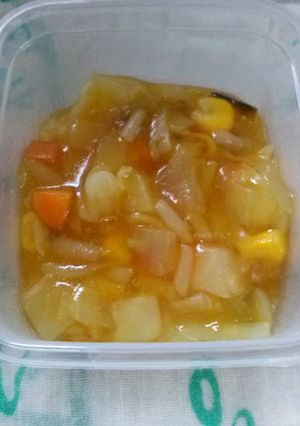 離乳食後期～野菜たっぷり甘酢あんかけ☆-レシピのメイン写真