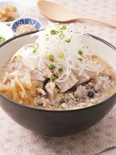 ゆで鶏スープ丼-レシピのメイン写真