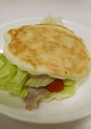 ヨーグルトパンケーキサンド-レシピのメイン写真