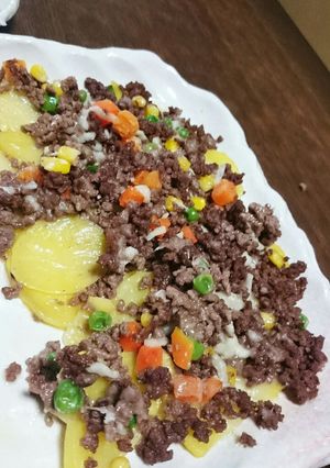 じゃが芋と豚ひき肉のチーズ焼き-レシピのメイン写真