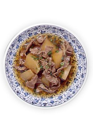 【マービー】大根と牛肉のつや煮-レシピのメイン写真