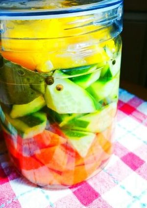 酸っぱすぎない野菜のピクルス-レシピのメイン写真