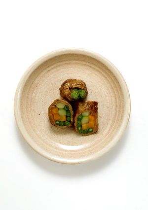 【マービー】牛肉の春菜巻き-レシピのメイン写真