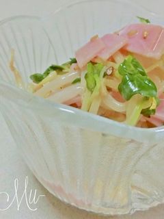 もやし と ハム の 和風 マヨ和え-レシピのメイン写真