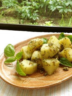 マヨつかわずのバジルポテトサラダ-レシピのメイン写真