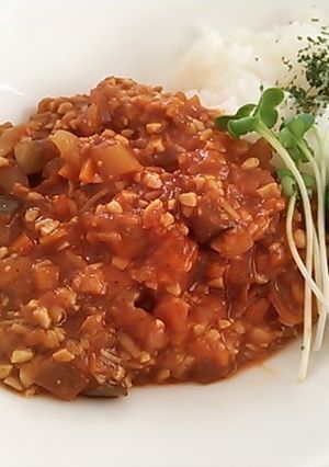 野菜モリモリ☆納豆キーマカレー-レシピのメイン写真
