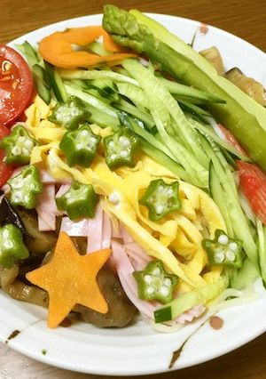 七夕冷やし中華-レシピのメイン写真