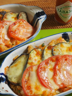 大人気☆ナスとトマトのチーズドリア-レシピのメイン写真