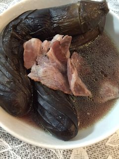 煮こむだけ!なすとベーコンのスープ煮-レシピのメイン写真