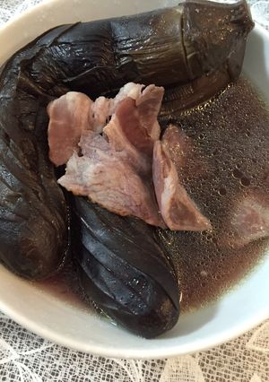 煮こむだけ!なすとベーコンのスープ煮-レシピのメイン写真