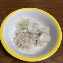 รูปของ 【離乳食】水餃子★大人もスープなどに♬