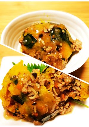 カボチャの肉肉饅頭-レシピのメイン写真