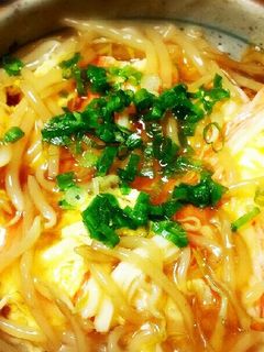 節約!ふわふわ卵のもやしあんかけ丼!-レシピのメイン写真