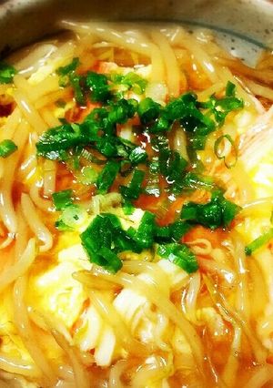 節約！ふわふわ卵のもやしあんかけ丼！-レシピのメイン写真