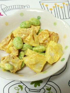 ちくわと枝豆のマヨ☆カレー和え-レシピのメイン写真