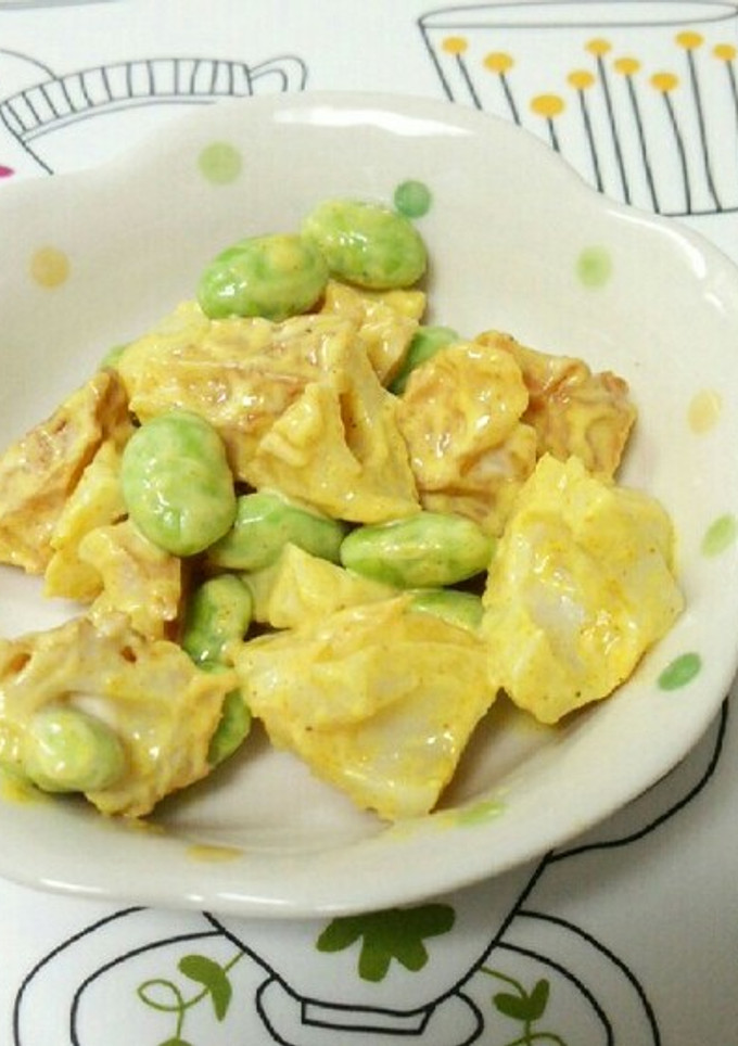 ちくわと枝豆のマヨ☆カレー和え-レシピのメイン写真