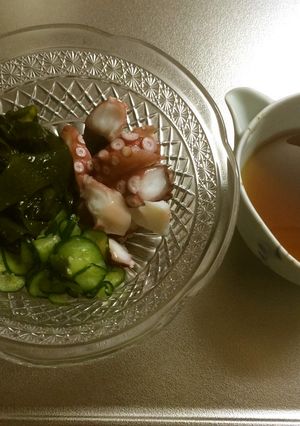 タコとわかめのまろやか土佐酢和え-レシピのメイン写真