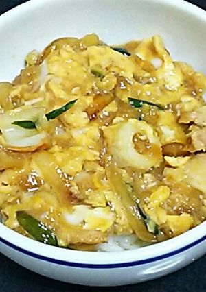 節約!ご飯がススム!ふわふわ親子丼風-レシピのメイン写真
