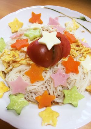 簡単♡七夕そうめん-レシピのメイン写真