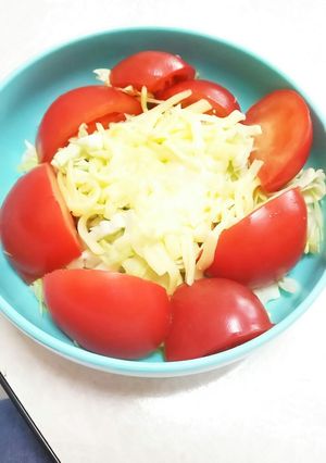 キャベツトマトチーズサラダ-レシピのメイン写真
