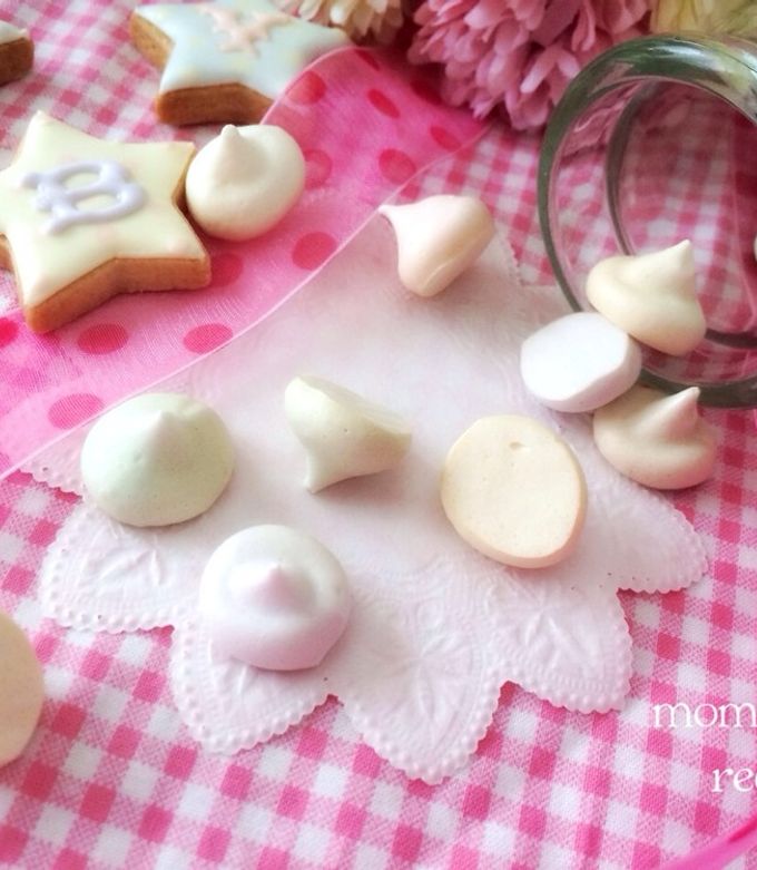 失敗しないコツ満載☆メレンゲクッキー by momocream＋ 【クックパッド