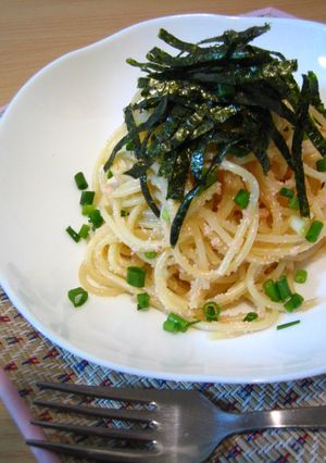スープ　de たらこスパゲッティ☆-レシピのメイン写真