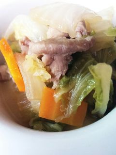 豚肉と白菜と人参のたいたん-レシピのメイン写真