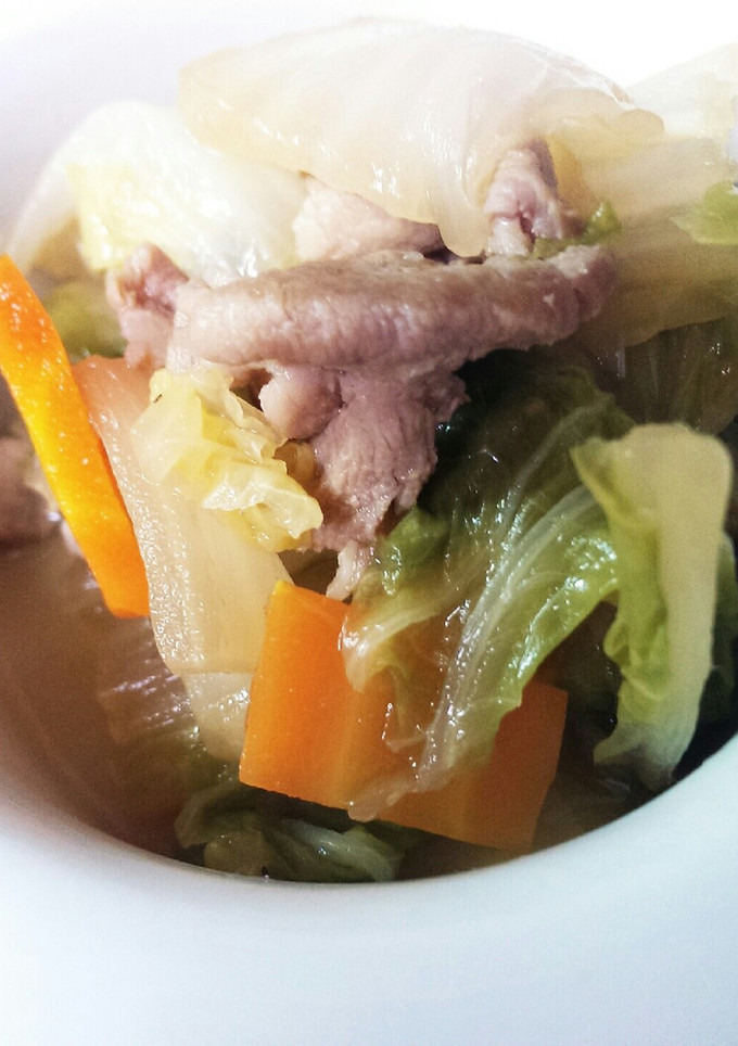 豚肉と白菜と人参のたいたん-レシピのメイン写真
