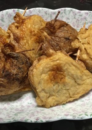 カリカリッ お肉と野菜入り巾着-レシピのメイン写真