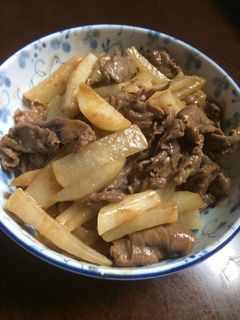 ♡味付け肉と大根炒め♡-レシピのメイン写真