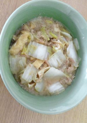 白菜とツナの煮物-レシピのメイン写真