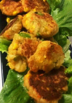 凍らせ豆腐の野菜たっぷりナゲット♡-レシピのメイン写真