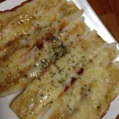 รูปของ ちくわのカレーマヨ焼き