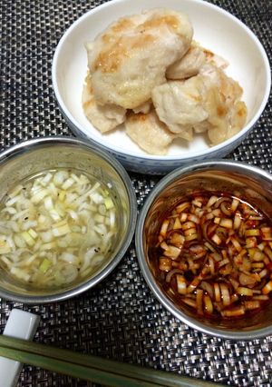 鶏胸肉をお好きなソースで！-レシピのメイン写真