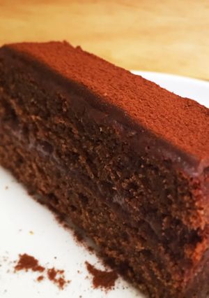 シンプルなしっとりチョコレートケーキ-レシピのメイン写真