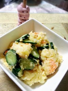 ごまドレと豆乳でクリーミーポテトサラダ-レシピのメイン写真