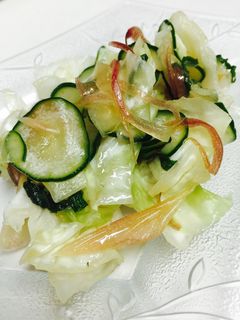 キャベツとみょうがときゅうりの和え物-レシピのメイン写真