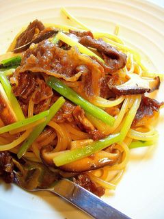 ネギとしぐれ煮の旨みパスタ。-レシピのメイン写真