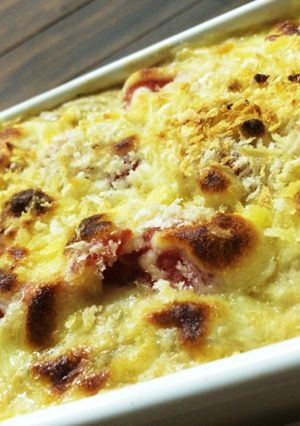 豆腐クリームで残り物グラタン+カレー風味-レシピのメイン写真