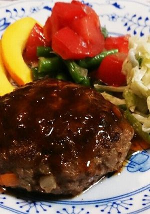 おいしい❗卵 牛乳不使用のハンバーグ-レシピのメイン写真