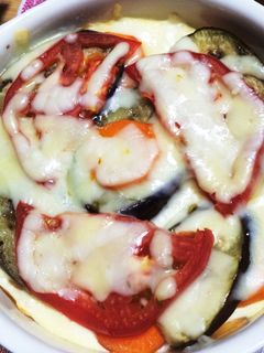 豆腐と夏野菜のヘルシー焼きナポリタン-レシピのメイン写真