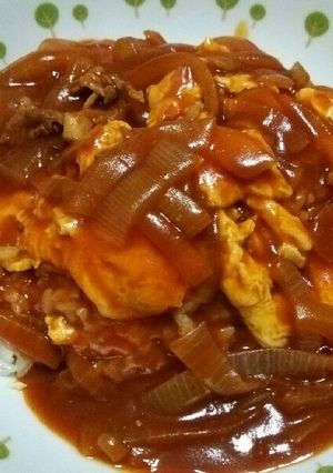 残ったハヤシライスで★簡単★オムハヤシ-レシピのメイン写真