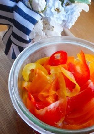 パプリカの甘酢漬け（マリネ風）-レシピのメイン写真